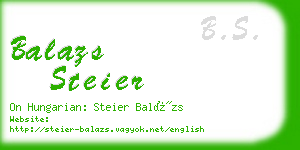 balazs steier business card